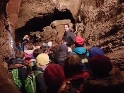 Školní družina v Koněpruských jeskyních