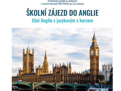 Školní zájezd do Anglie