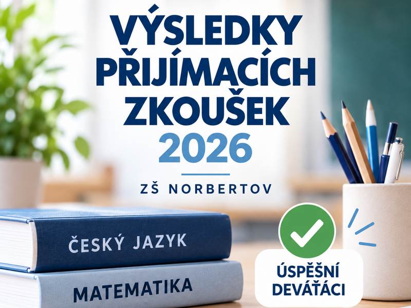 Výsledky přijímacích zkoušek 2026