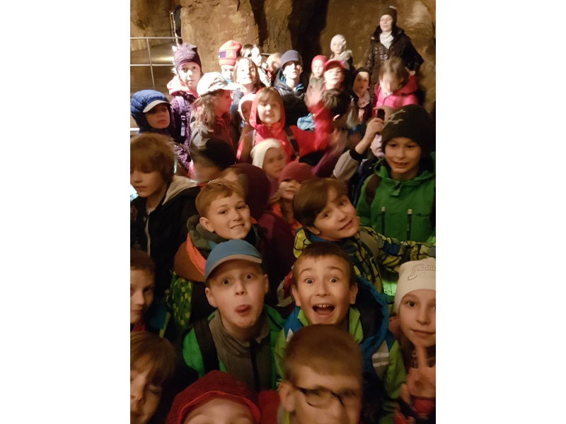 Školní družina v Koněpruských jeskyních