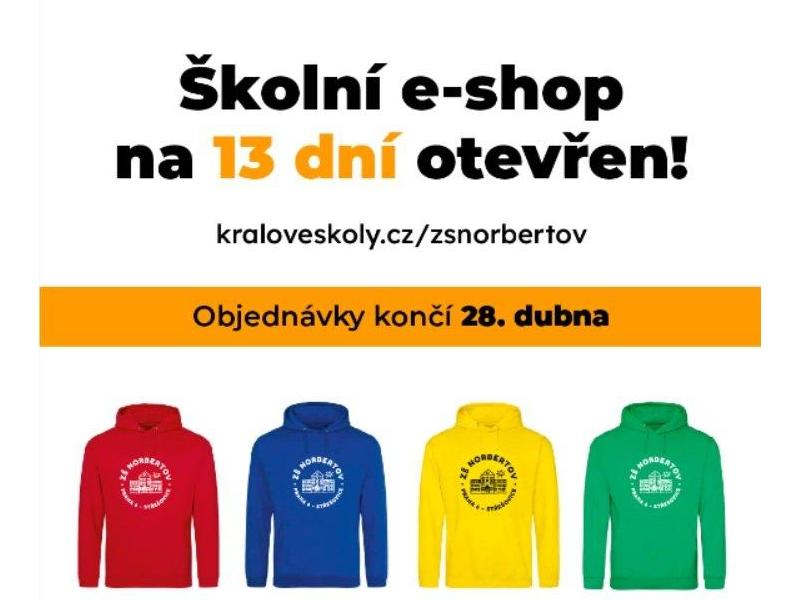 Otevření e-shopu