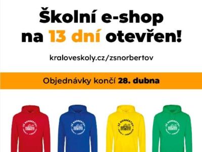 Otevření e-shopu