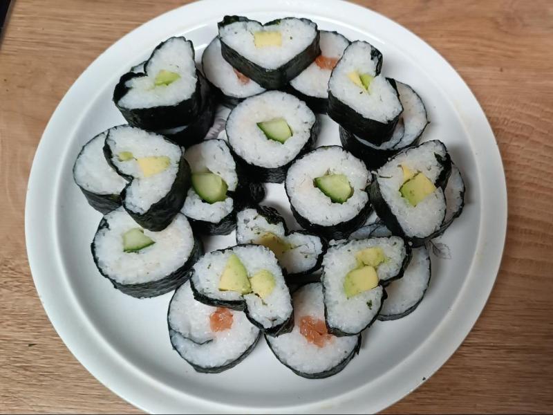 Sushi a tiramisu